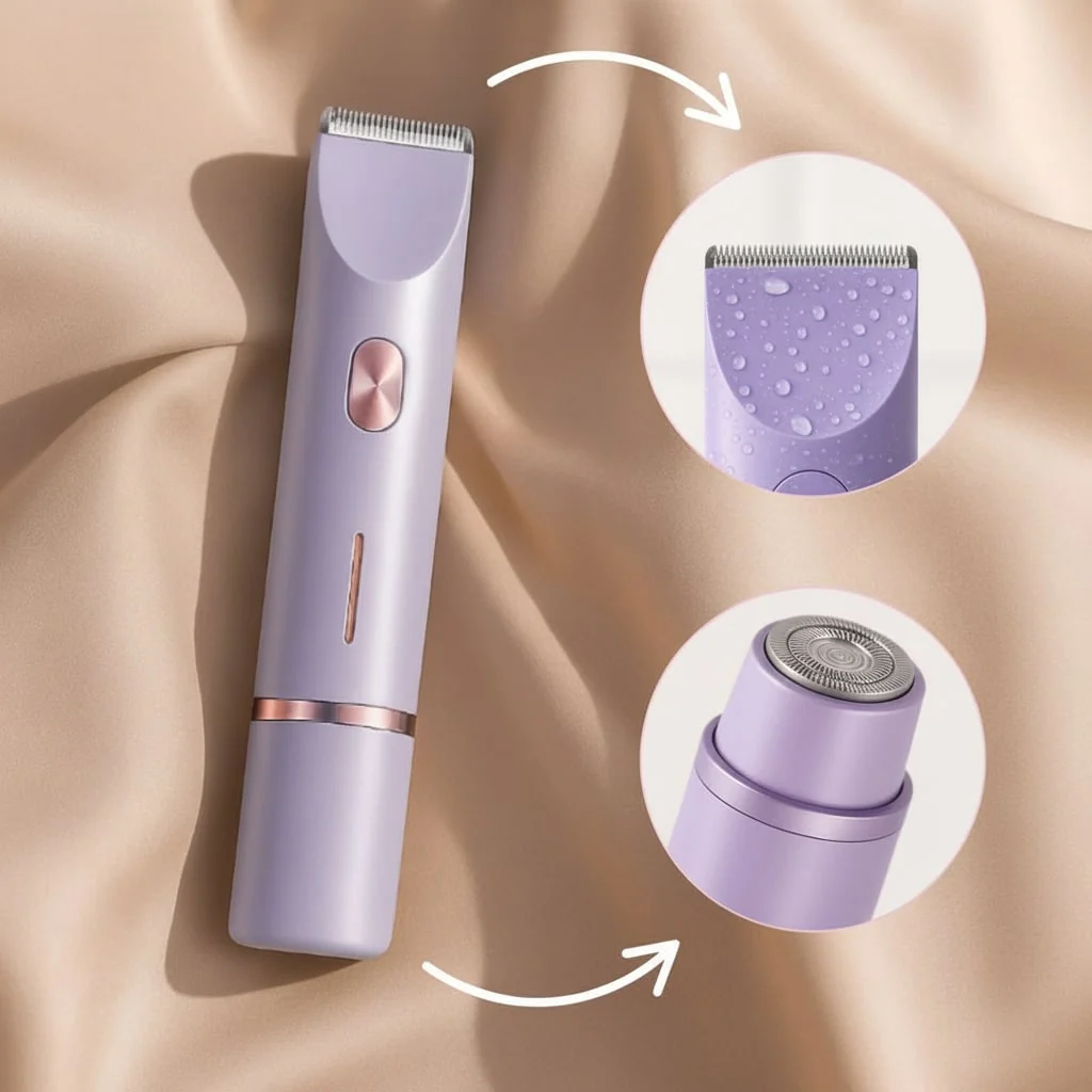 Waterproof Electric Shaver Sensitive Skin Razor Wet Dry - Image 9